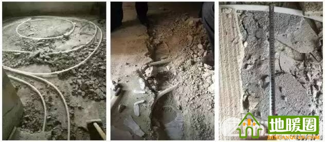 低價(jià)地暖到底有多可怕？掀開地板給你看！ 